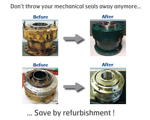 mechanical seals before and after services