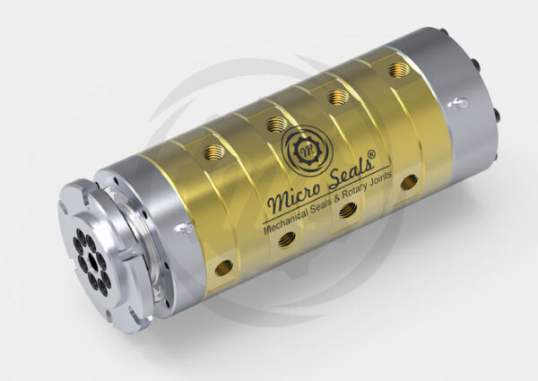 eight passage rotary unions for high pressure low speed application